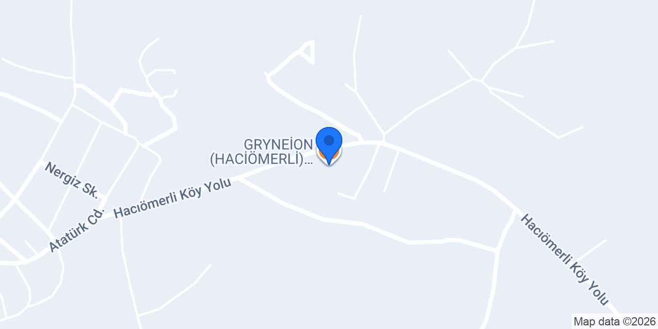 GRYNEİON (HACİÖMERLİ) MESİRE ALANI konumu