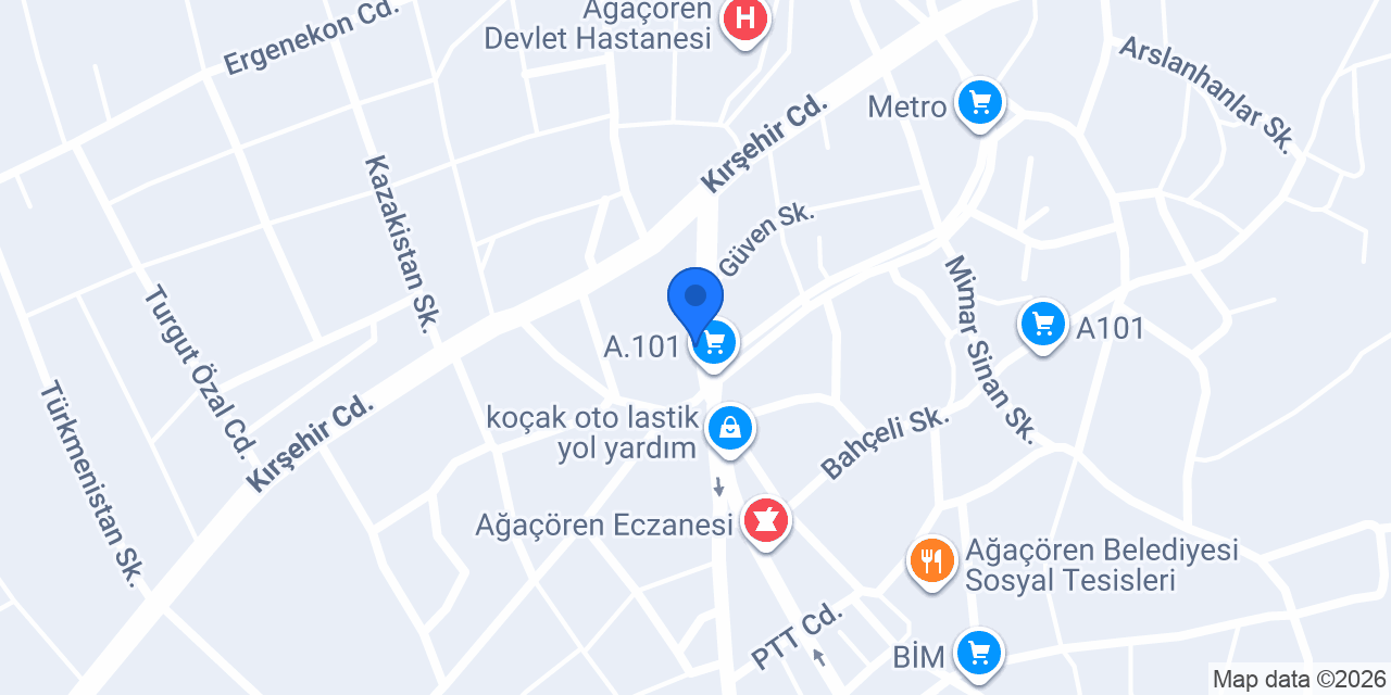 Mevlana Ekmek Fabr. konumu