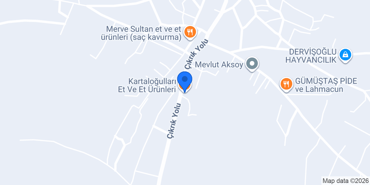 Kartaloğulları Et Ve Et Ürünleri konumu