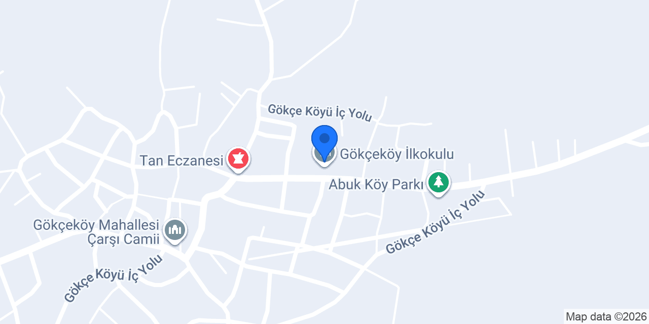 Gökçeköy İlkokulu konumu