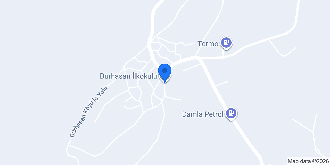 Durhasan İlkokulu konumu