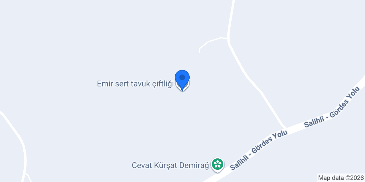 Emir sert tavuk çiftliği konumu