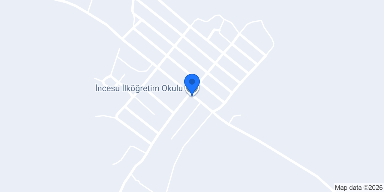 İncesu İlköğretim Okulu konumu