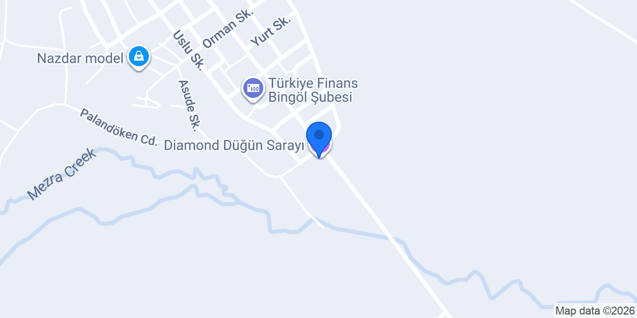 Diamond Düğün Sarayı konumu