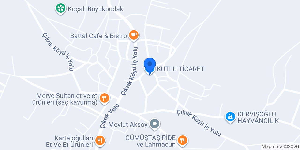 KUTLU TİCARET konumu