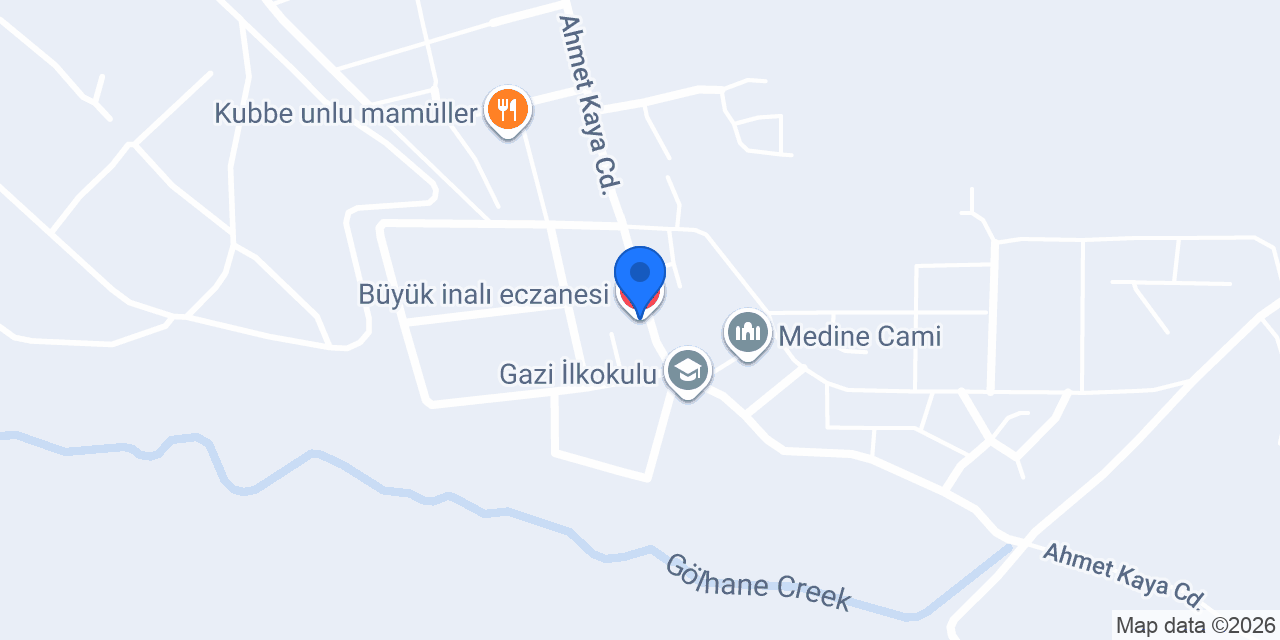 Büyük inalı eczanesi konumu