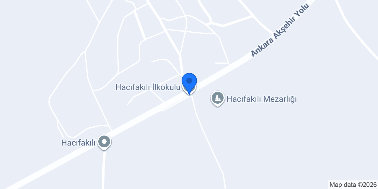 Hacıfakılı İlkokulu konumu