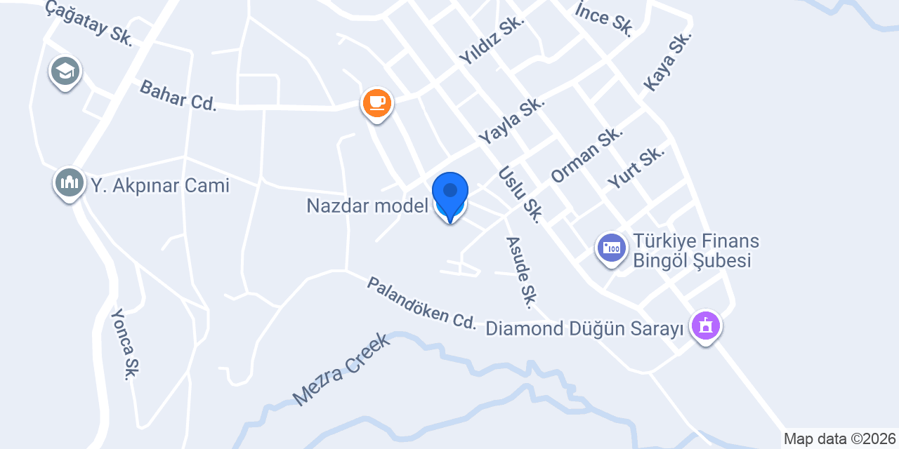 Nazdar model konumu