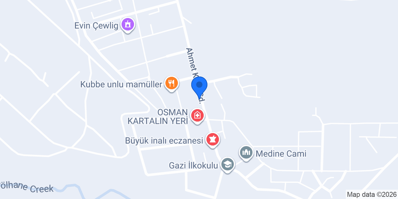 Volkan eczanesi konumu