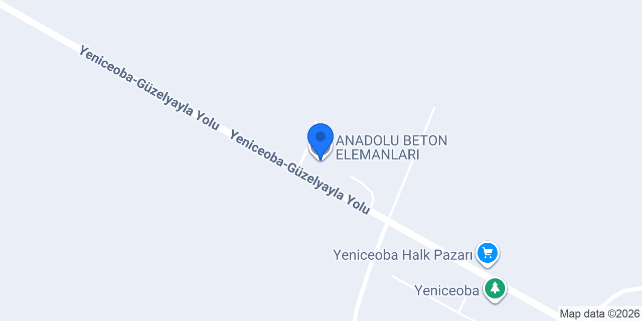 ANADOLU BETON ELEMANLARI konumu