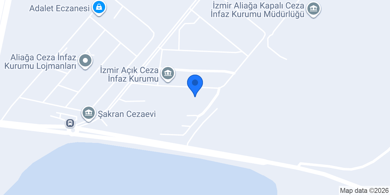 Aliağa Adalet Mesleki Eğitim Merkezi konumu