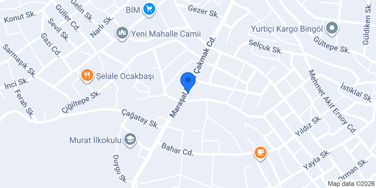 Çevik Tesisat konumu
