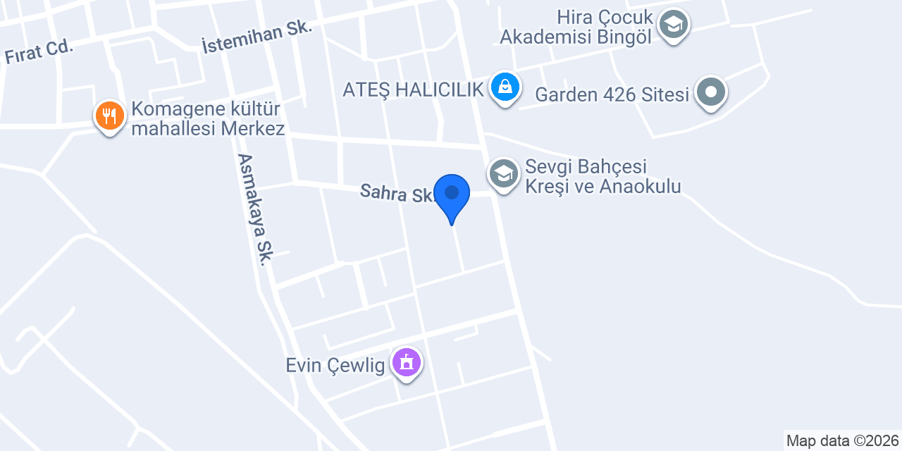 Bingöl BORAN İlaçlama konumu