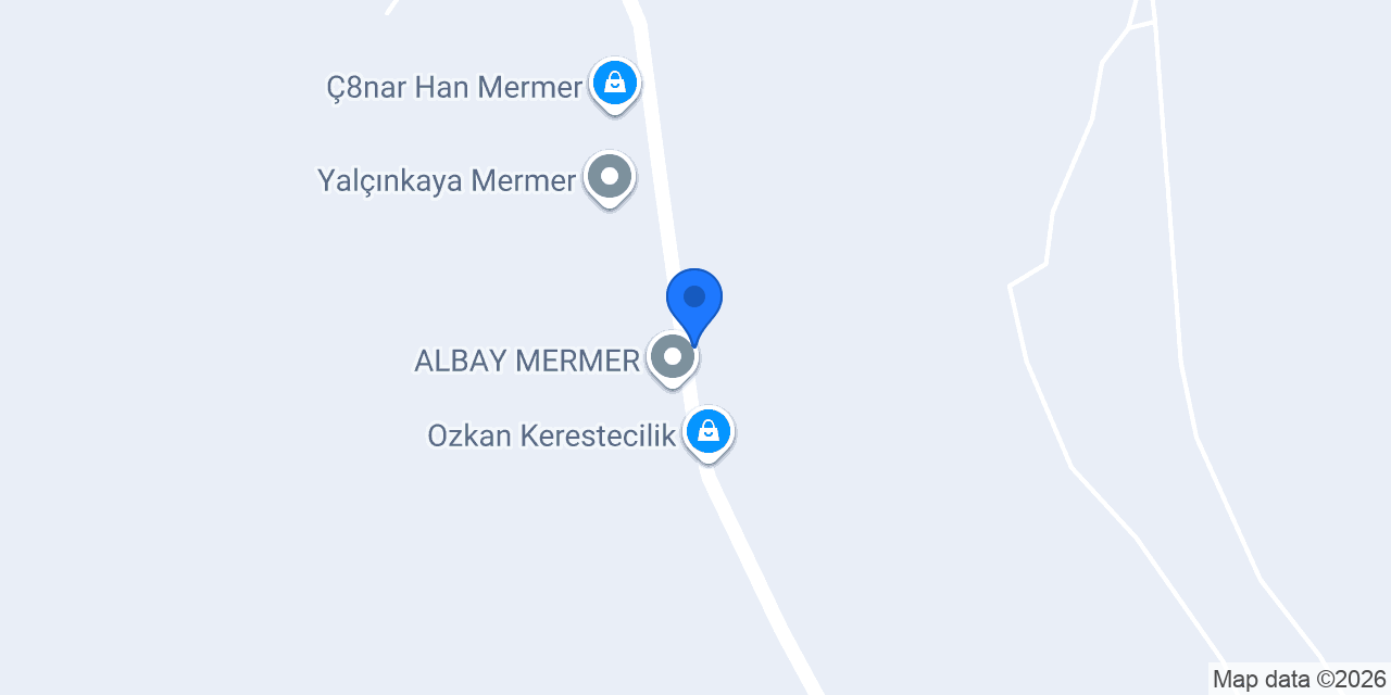 Hocaoğlu mermer konumu