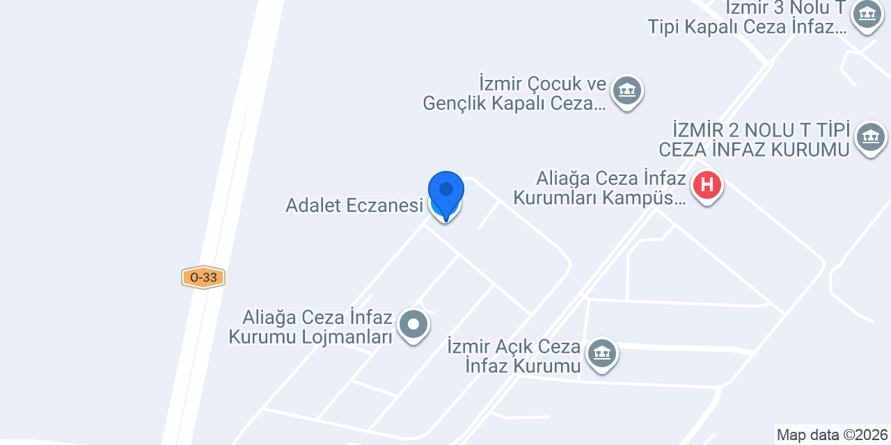 Adalet Eczanesi konumu