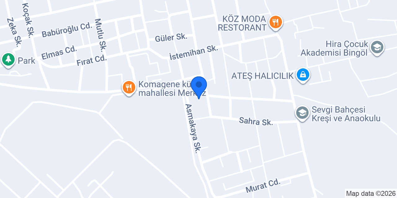 Tutku Gençlik Merkezi konumu