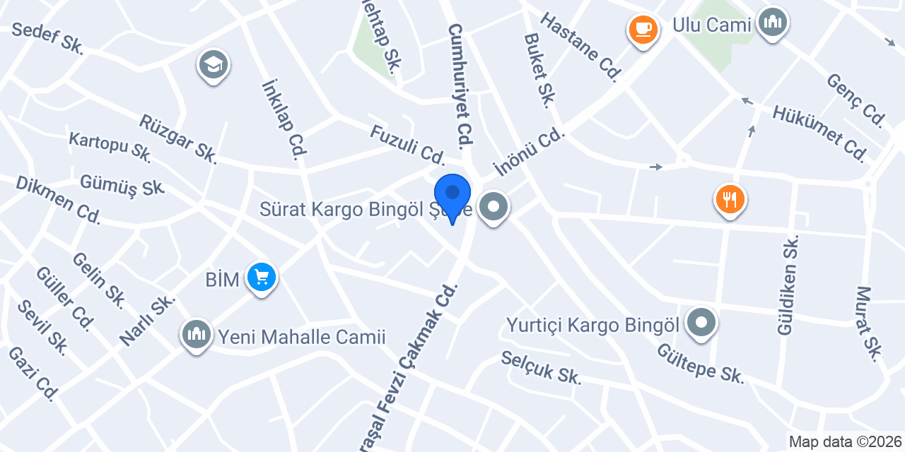 Polat pide ve Lahmacun salonu konumu