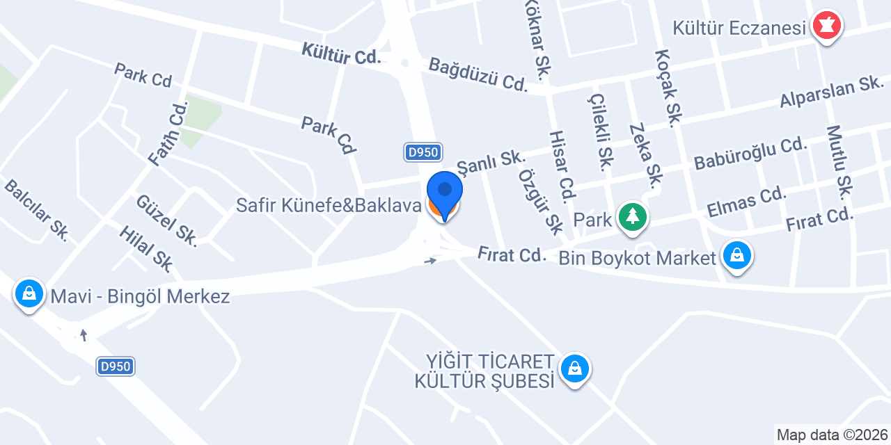 Diyetisyen Zeynep YİĞİT konumu