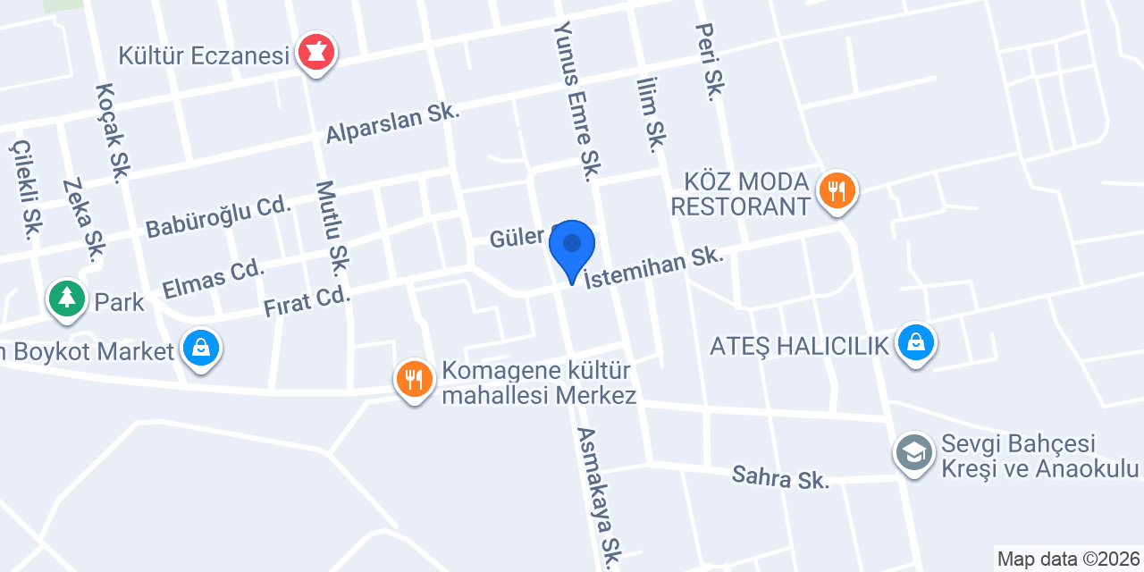 Kolay Gelsin Kargo Bingöl Şube konumu