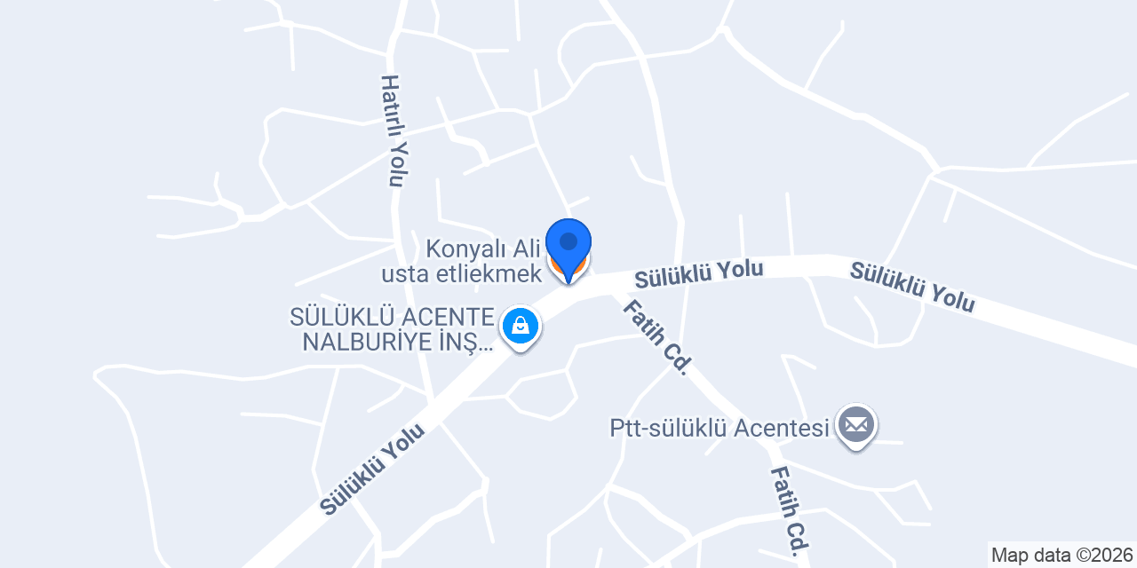Konyalı Ali usta etliekmek konumu