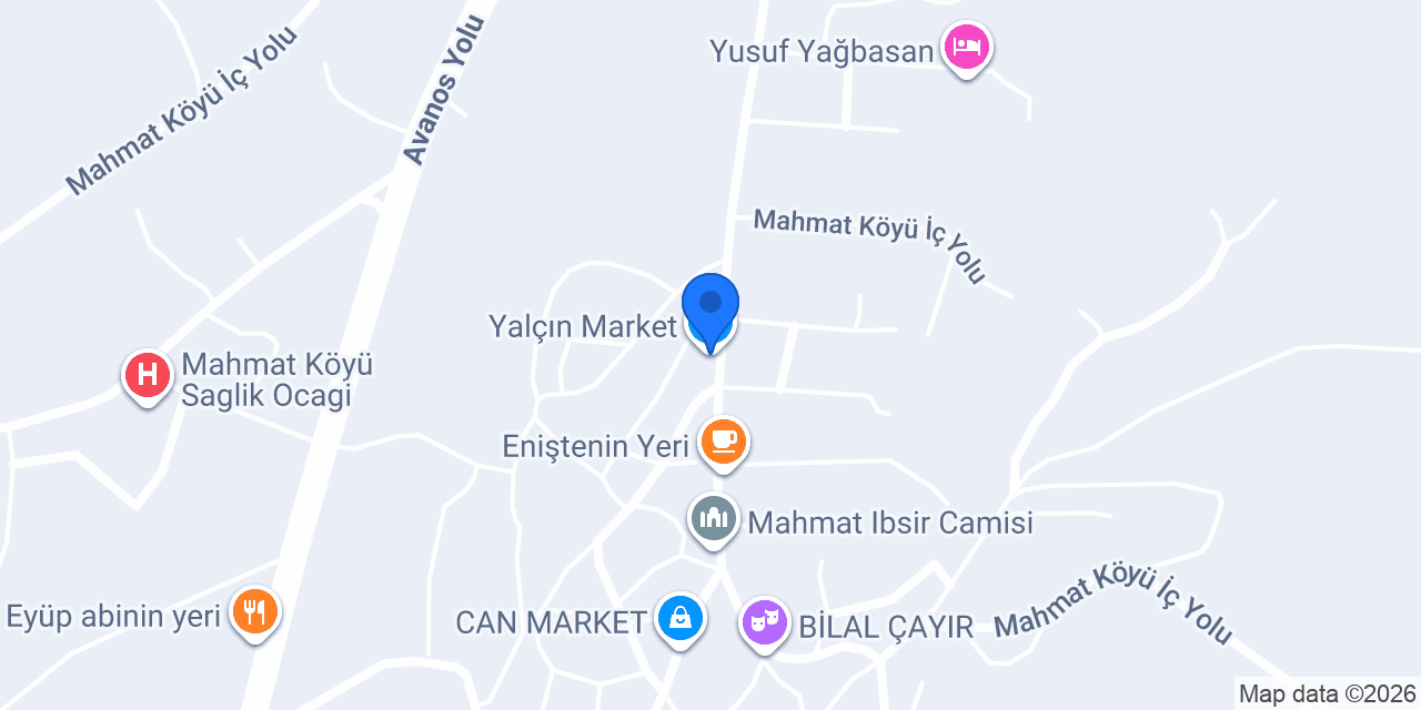 Yalçın Market konumu