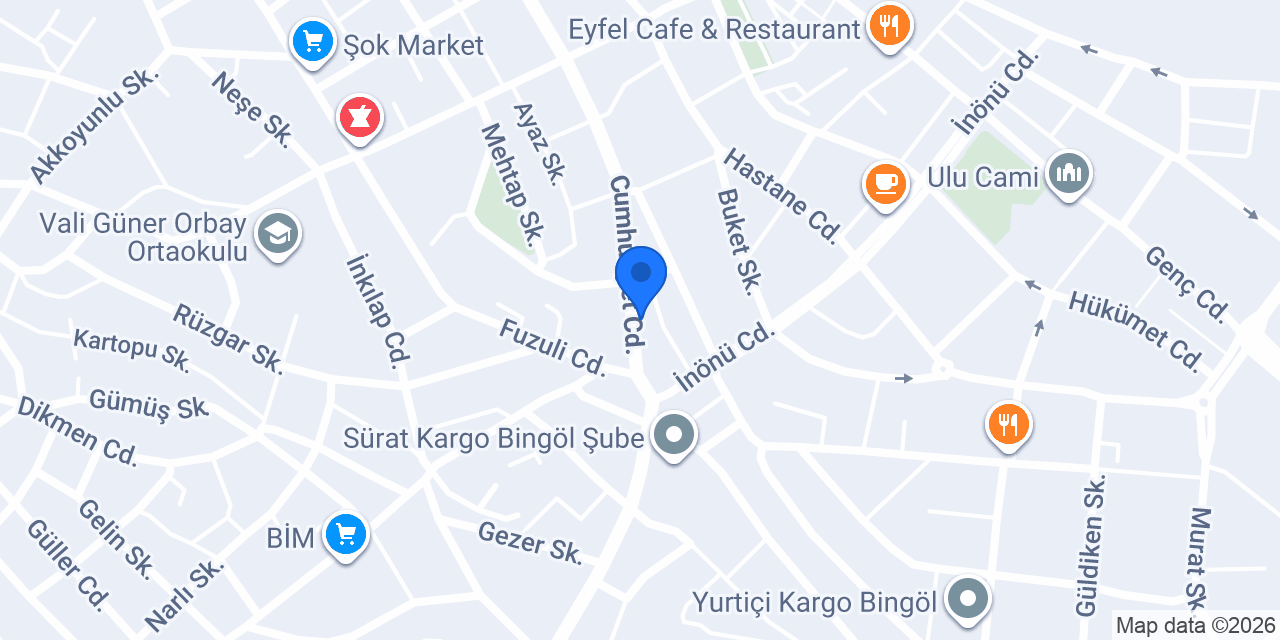 Beşyol Tostçusu 12 konumu