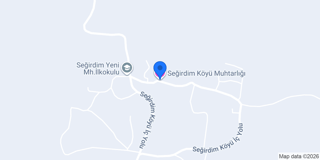 Seğirdim Köyü Muhtarlığı konumu