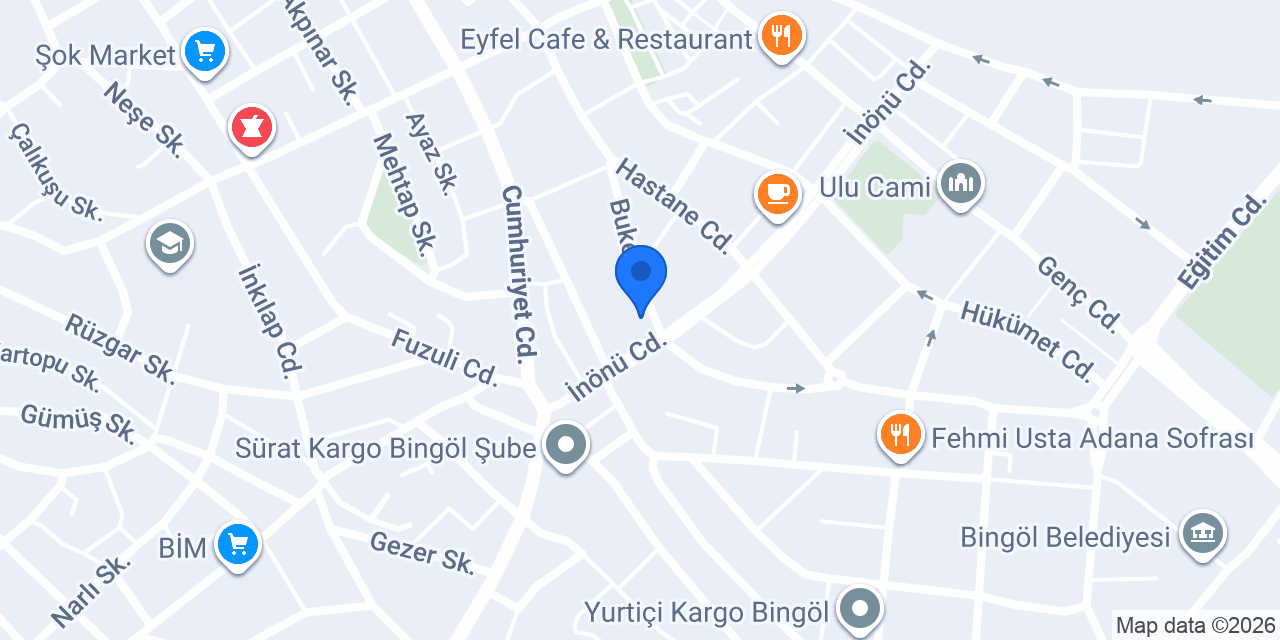 Neco Döner konumu