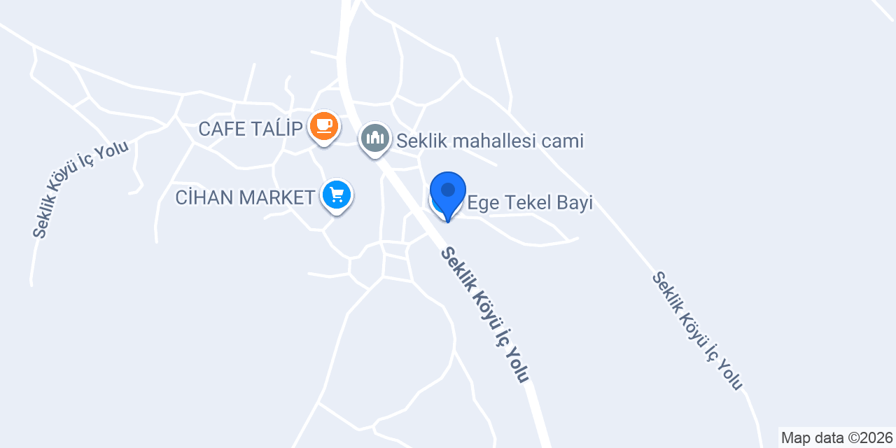 Ege Tekel Bayi konumu