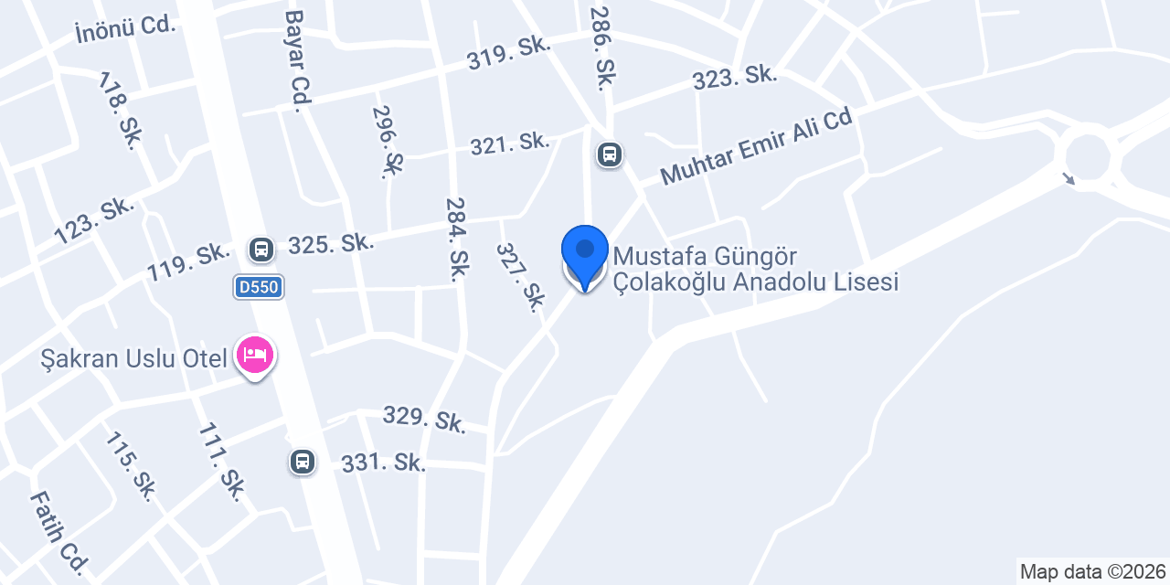 Mustafa Güngör Çolakoğlu Anadolu Lisesi konumu