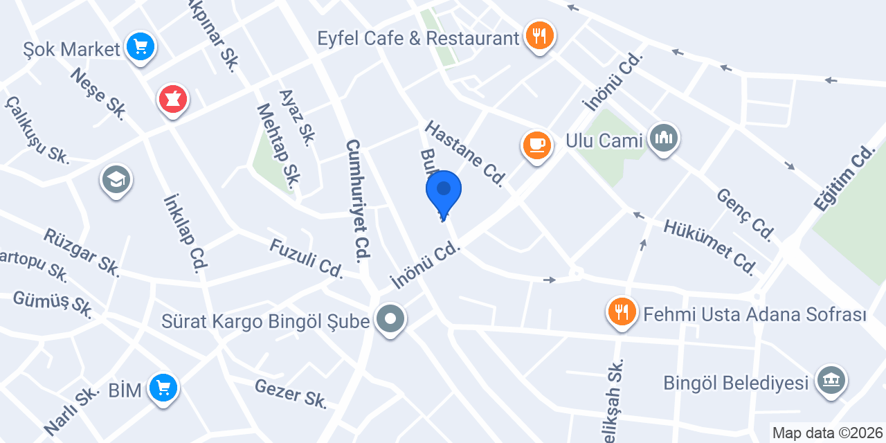 Yıldız Internet Cafe konumu