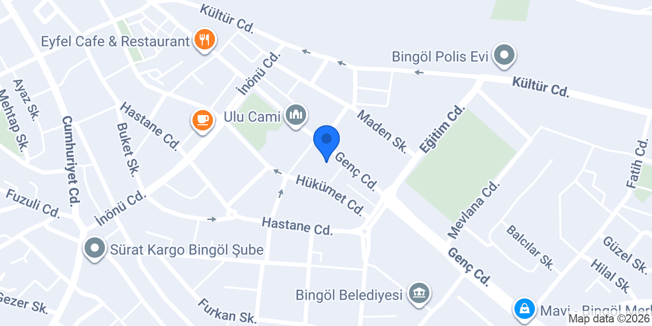 Pizza Tomato Bingöl Piesta AVM konumu