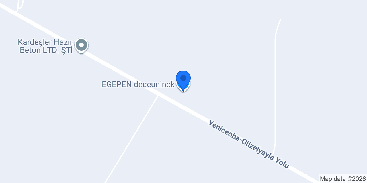 EGEPEN deceuninck konumu