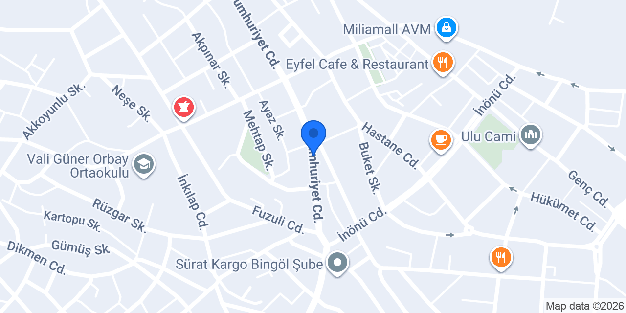 Kiğı Halk Eğitim Merkezi konumu