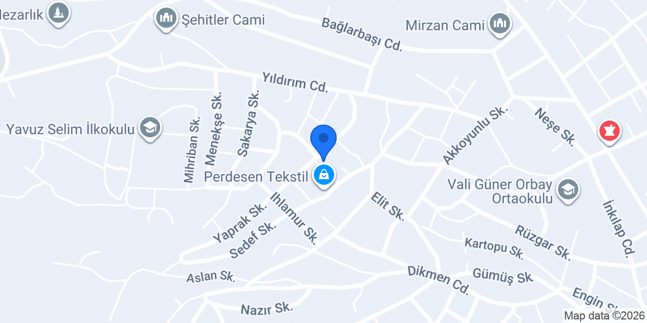 ÇEVİK Temizlik konumu