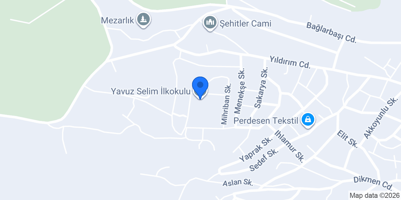 Yavuz Selim İlkokulu konumu