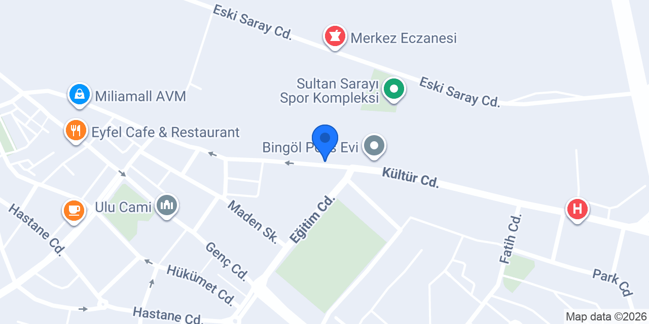 Bingöl Kardelen Bal konumu