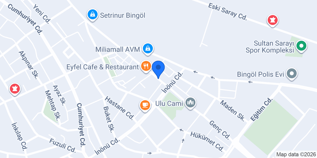 Bingöl Bal Yurdu konumu