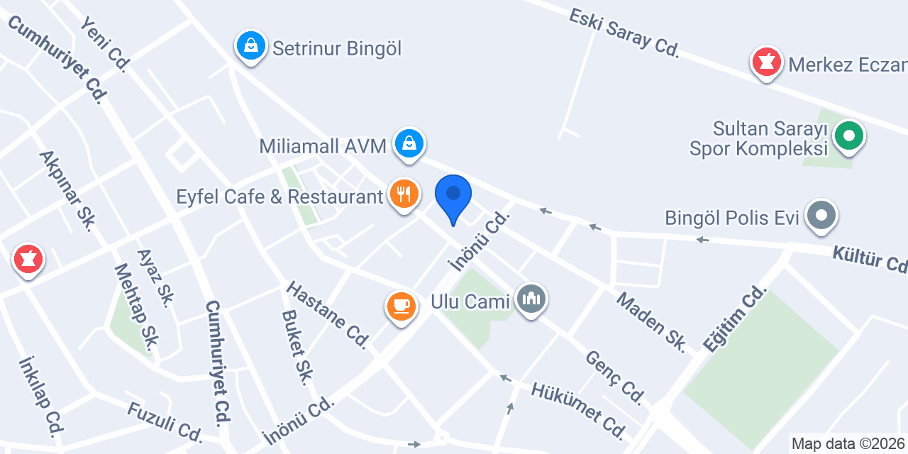 AEB Mimarlık Mühendislik konumu