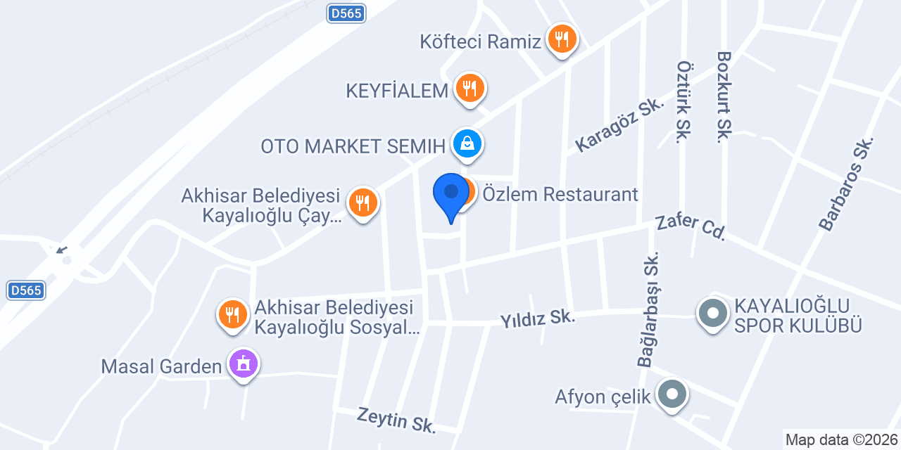 Kayalıoğlu Merkez Kasabı konumu