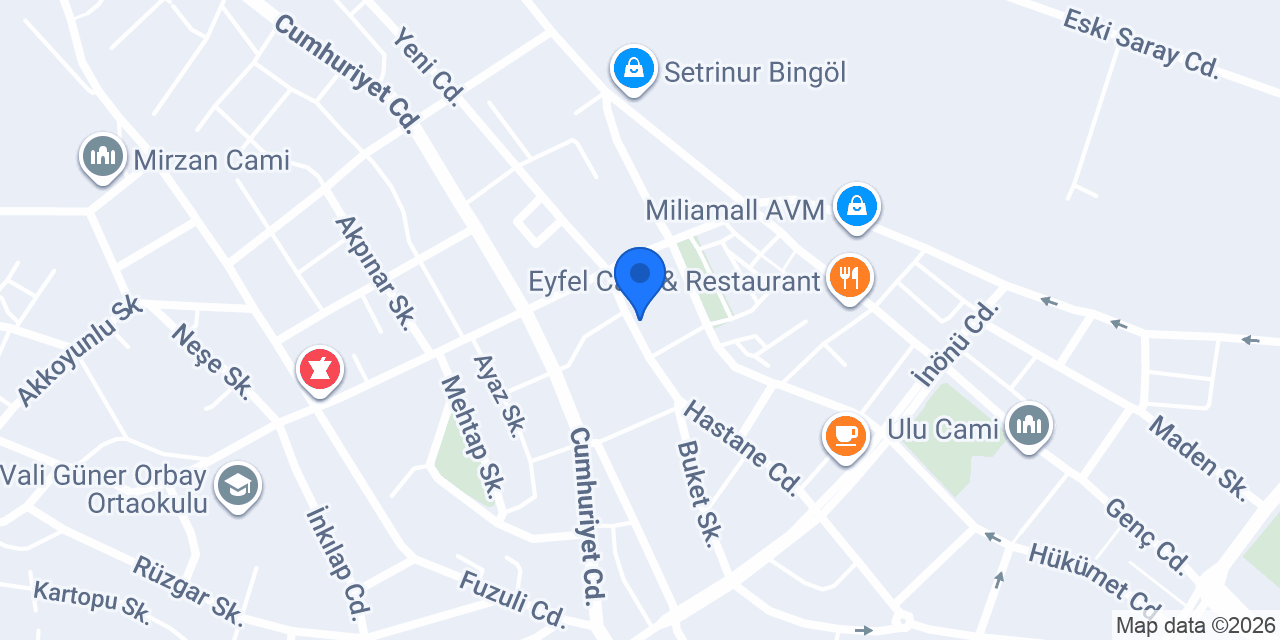 Asr-i Nazende Bingöl konumu