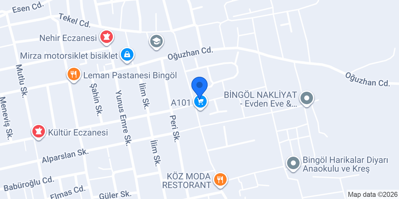 Başrol Ekmek Fırını konumu