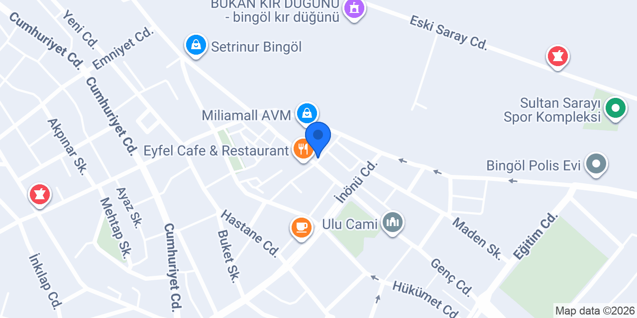 İPHONE CENTER BİNGÖL konumu