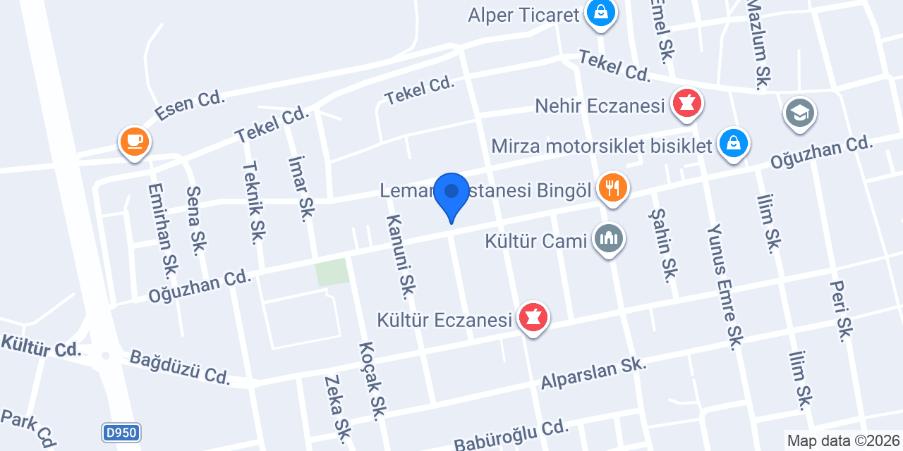 Bİ-TAT ÇİĞKÖFTE konumu
