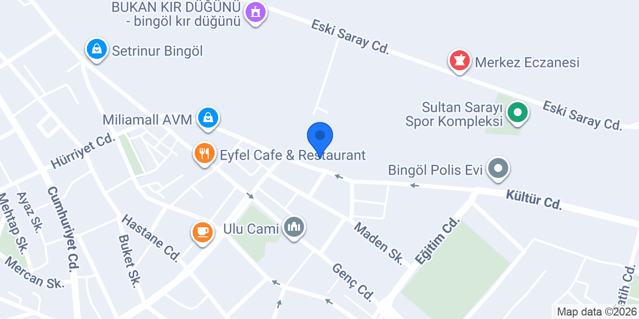Endam Mobilya konumu