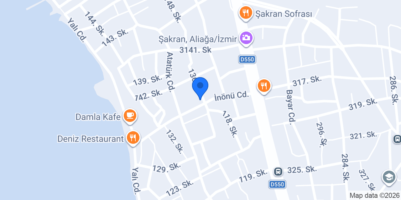 Şakran Akasya Çiçekçilik konumu