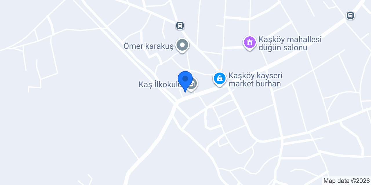 Kaş İlkokulu konumu