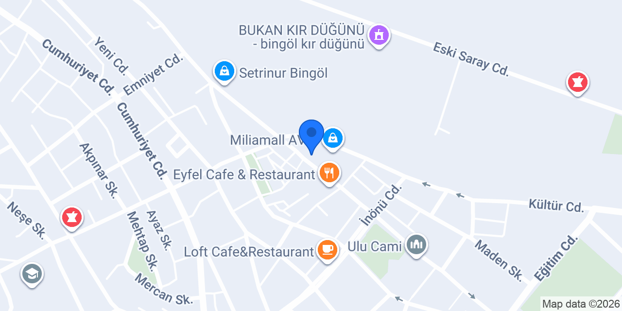 Bingöl Kadayıfcısı konumu