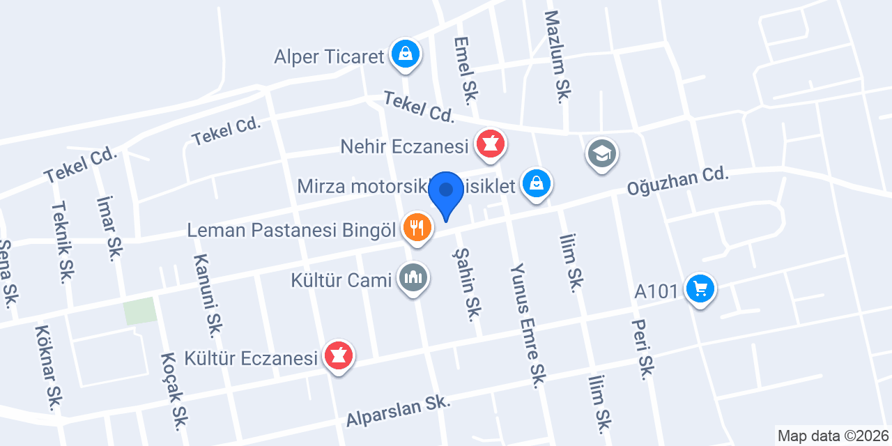 Çiğköfteci Ömer Usta konumu