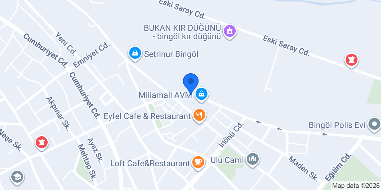 Mir Veteriner Kliniği konumu
